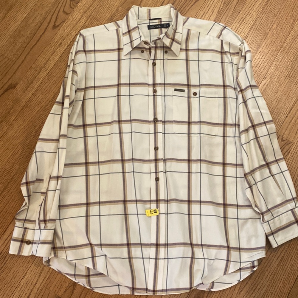 Nautica XL long sleeve button up shirt.
